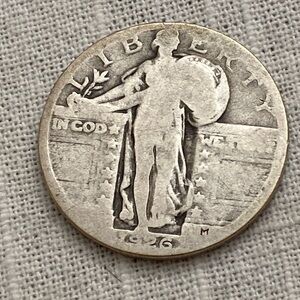 Vintage 1926 Walking Liberty Quarter USA